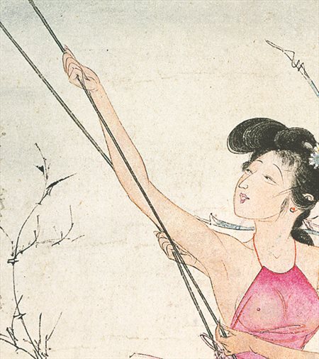 林西-胡也佛的仕女画和最知名的金瓶梅秘戏图